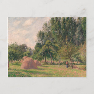 Camille Pissarro   Haystacks, Morning, Eragny Briefkaart