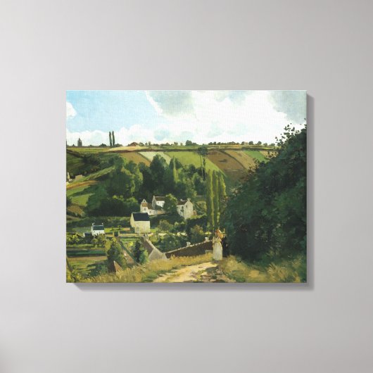 Camille Pissarro - Jalais Hill, Pontoise Canvas Afdruk (Voorkant)