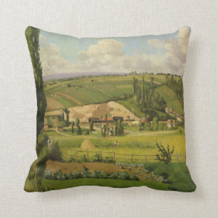 Camille Pissarro Landschap bij Patis, Pointoise Kussen