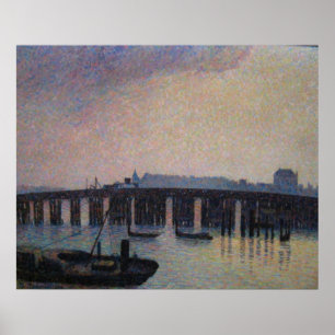 Camille Pissarro - Old Chelsea Bridge 1871 Londen Poster