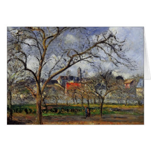 Camille Pissarro- On Orchard in Pontoise in Winter