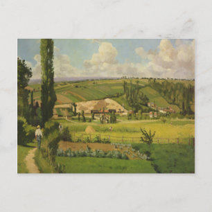 Camille Pissarro   Paysage aux Patis, Pointoise Briefkaart