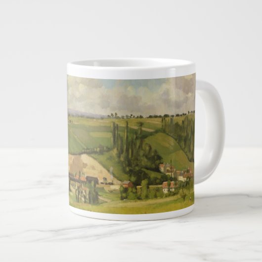 Camille Pissarro | Paysage aux Patis, Pointoise Extra Grote Mok (Voorkant rechts)