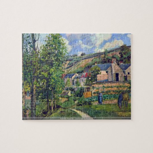 Camille Pissarro - paysage dans le puzzle de (Horizontal)