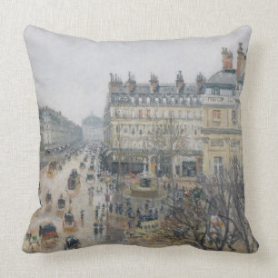 Camille Pissarro Plaats van Theater Francais, Pa Kussen