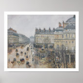Camille Pissarro | Plaats van Theater Francais, Pa Poster (Voorkant)