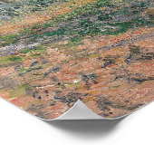 Camille Pissarro | Plantaardige tuin in Hermita Poster (Hoek)