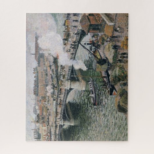 Camille Pissarro Pont Boieldieu in Rouen Painting Legpuzzel (Verticaal)
