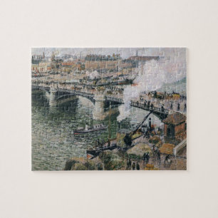Camille Pissarro Pont Boieldieu in Rouen Painting Legpuzzel