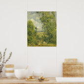 Camille Pissarro | Rest in de weide Poster (Keuken)