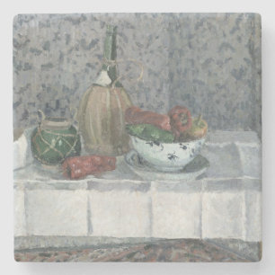 Camille Pissarro Stilleven met Peppers, 1899 ( Stenen Onderzetter