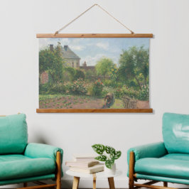 Camille Pissarro The Artist's Garden at Eragny Art Hangend Wandkleed