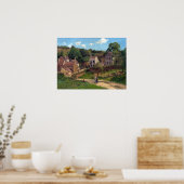 Camille Pissarro The Hermitage te Pontoise Poster (Keuken)