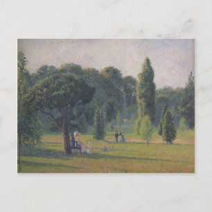 Camille Pissarro-tuinen bij Kew, Sunset Briefkaart