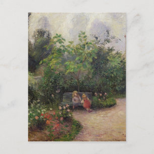 Camille Pissarro   Tuintuin in Hermitage Briefkaart