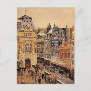 Camille Pissarro - Uitzicht van Parijs, Rue d'Amst Briefkaart