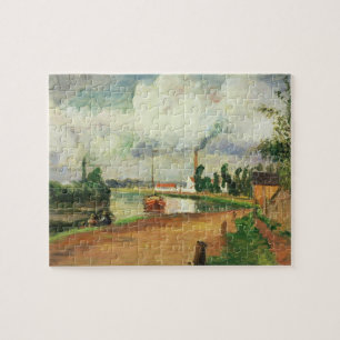 Camille Pissarro Visserijvissers aan de banken v Legpuzzel