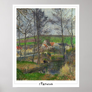 Camille Pissarro Zedign Art Poster #1