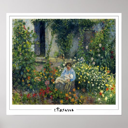 Camille Pissarro Zedign Art Poster #129-2 (Voorkant)