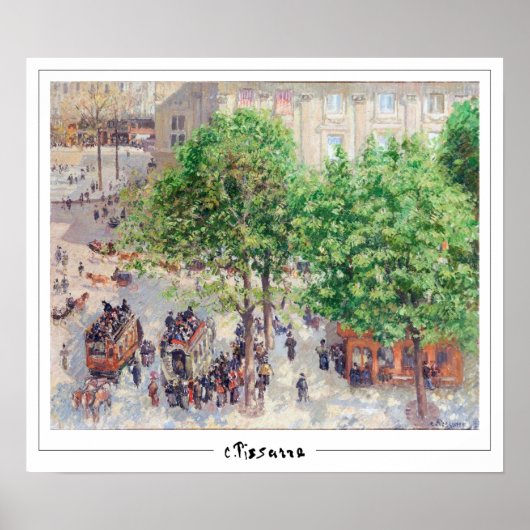 Camille Pissarro Zedign Art Poster #240-2 (Voorkant)
