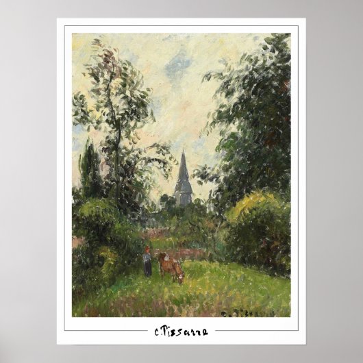 Camille Pissarro Zedign Art Poster #252-2 (Voorkant)