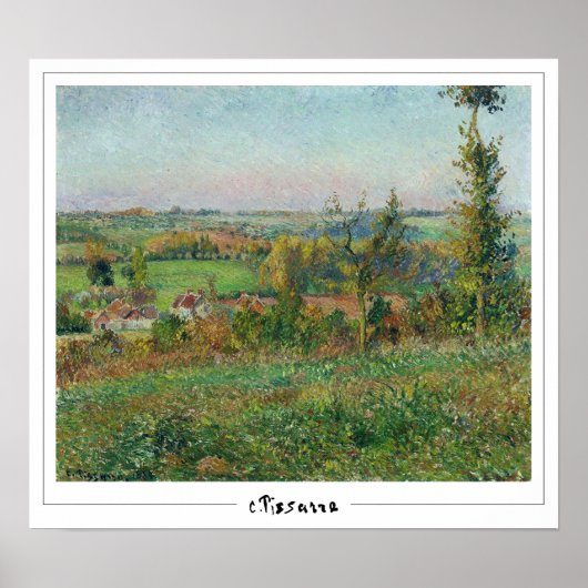Camille Pissarro Zedign Art Poster #31 (Voorkant)
