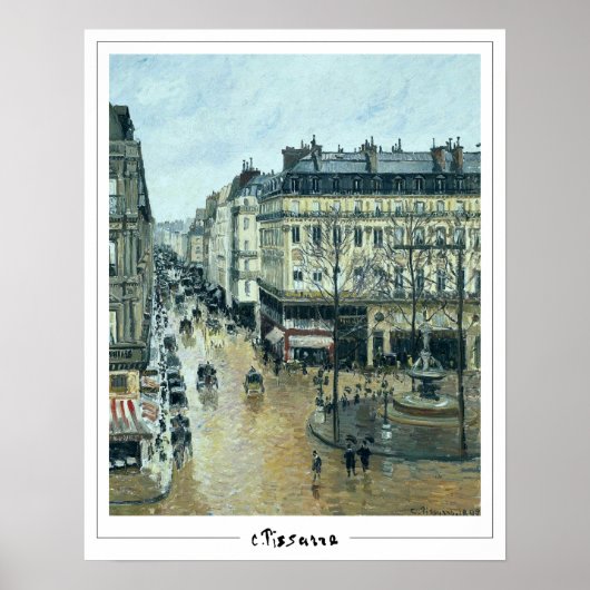 Camille Pissarro Zedign Art Poster #542 (Voorkant)