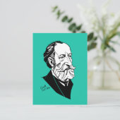 Camille Saint-Saëns Briefkaart (Staand voorkant)