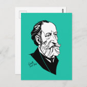 Camille Saint-Saëns Briefkaart (Voorkant / Achterkant)