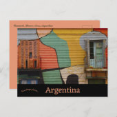 Caminito Buenos Aires Argentinië Briefkaart (Voorkant / Achterkant)