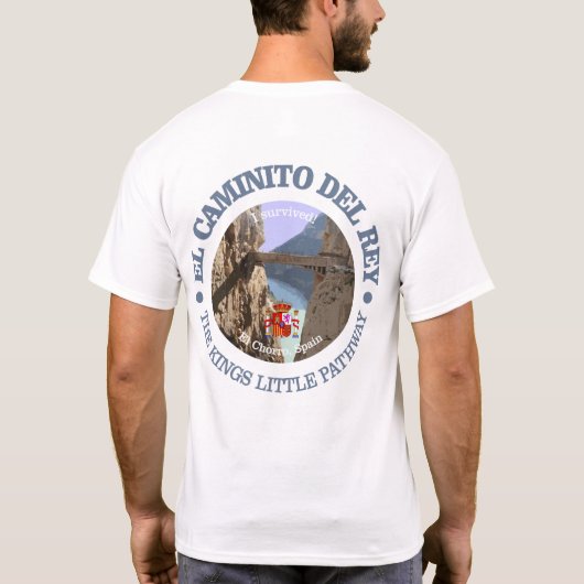 Caminito del Rey T-shirt (Achterkant)
