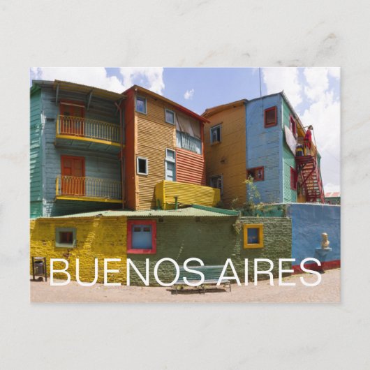 Caminito, La Boca, Buenos Aires Briefkaart (Voorkant)