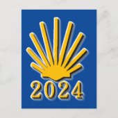 Camino de Santiago 2024 Briefkaart (Voorkant)