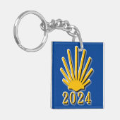 Camino de Santiago 2024 Sleutelhanger (Voorkant Links)