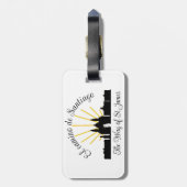 Camino de Santiago Bagage Label (Achterkant verticaal)