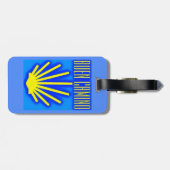 Camino de Santiago Bagagelabel (Achterkant horizontaal)