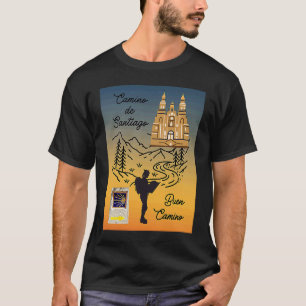 Camino de Santiago Buen Camino Vrouw Pilgrim Shel T-shirt
