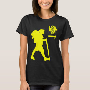 Camino De Santiago De Compostela Spanje Pelgrim Wa T-shirt