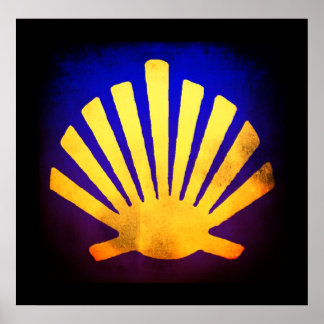 Camino de Santiago De weg van st James 0248 Poster