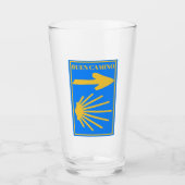 Camino de Santiago Glass Glas (Voorkant)
