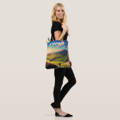 Camino de Santiago Hiker Wandeltocht Zonsondergang Draagtas (Op model)