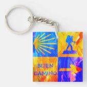 Camino de Santiago Key Ring Sleutelhanger (Voorkant)