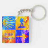 Camino de Santiago Key Ring Sleutelhanger (Achterkant)