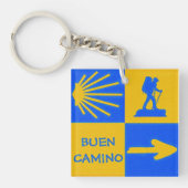 Camino de Santiago Key Ring Sleutelhanger (Voorkant)