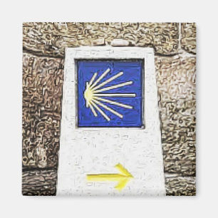 Camino de santiago magneet