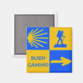 Camino de Santiago Magnet (Recto/Verso)