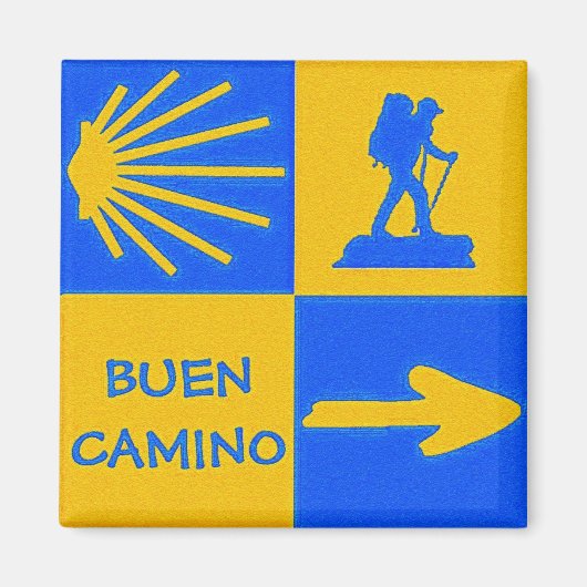 Camino de Santiago Magnet (Devant)