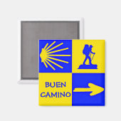 Camino de Santiago Magnet (Recto/Verso)