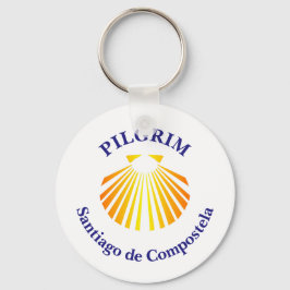 Camino de Santiago pelgrim Sleutelhanger