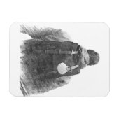 Camino de Santiago Pilgrim Magneet (Horizontaal)